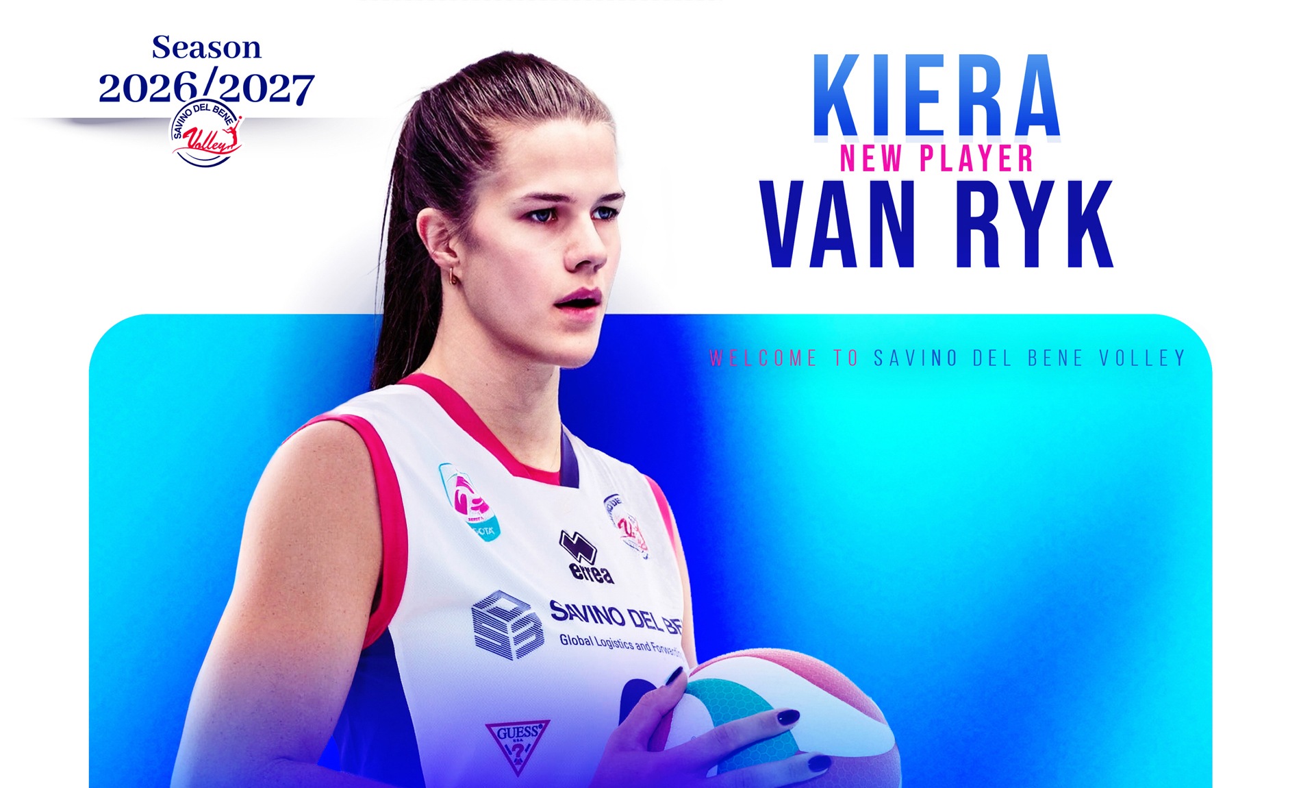 Kiera Van Ryk è una nuova giocatrice della Savino Del Bene Volley