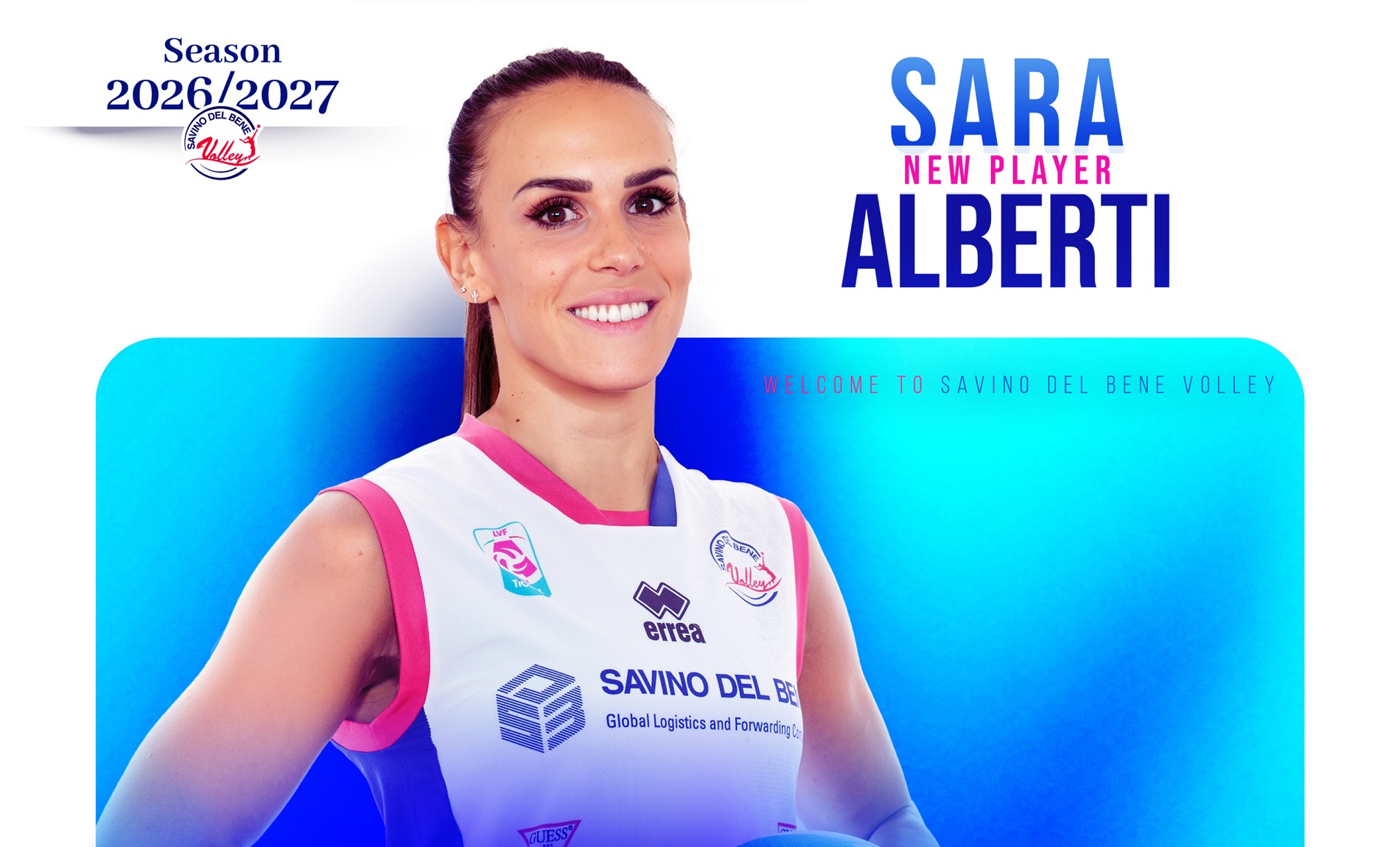 Non c’è due senza tre! La Savino Del Bene Volley ufficializza il ritorno di Sara Alberti!