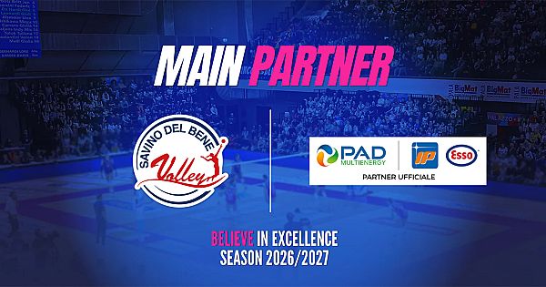PAD Multienergy nuovo Main Partner della Savino Del Bene Volley per la stagione 2026-2027