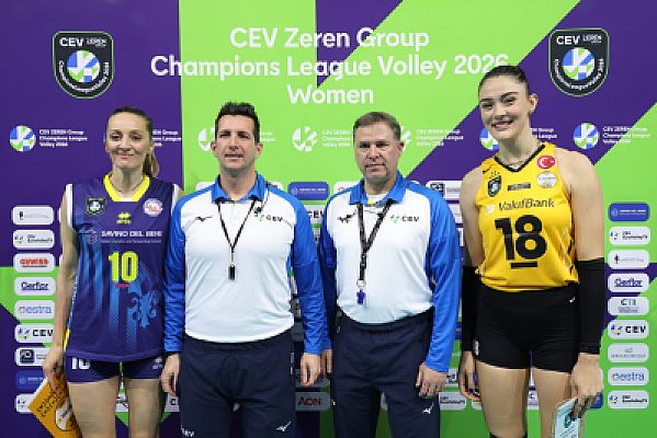 Savino Del Bene Volley - Cev Champions League – 3° Turno – Pool A - 08/01/2026